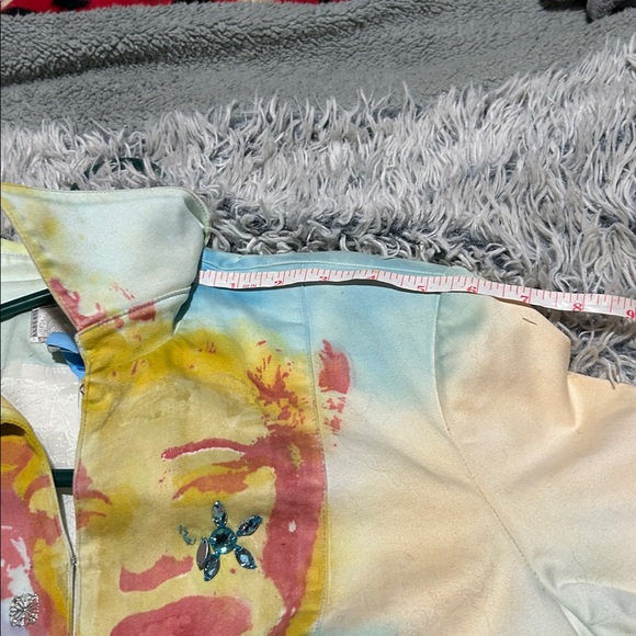 Colorful Hand-Painted Jacket - Picture 8 of 12